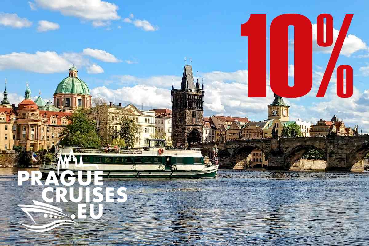 Rabatt für Prag-Schifffahrten auf der Moldau, Mai 2025
